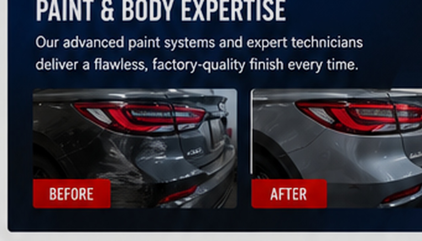 Professional automotive refinishing at Rome Collision